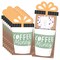Big Dot of Happiness But First, Coffee - Cafe Themed Party Money and Gift Card Sleeves - Nifty Gifty Card Holders - Set of 8